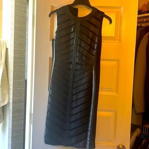 Black leather Ralph Lauren dress. Only worn once